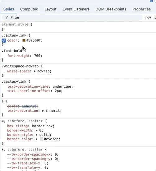 Gif showing how to use color contrast checker